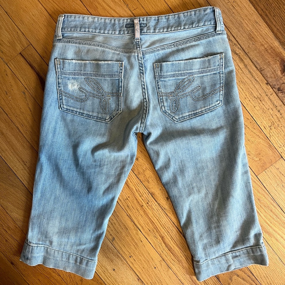 French Connection Light Blue Jean Shorts